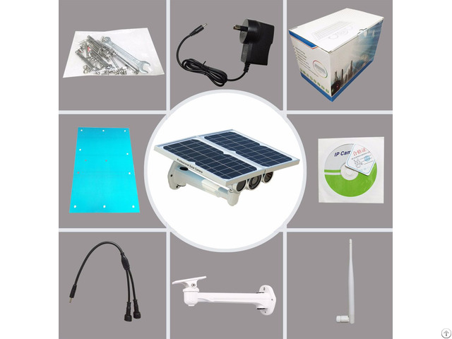 Solar Power Ap Onvif P2p Wifi Outdoor Ip Camera