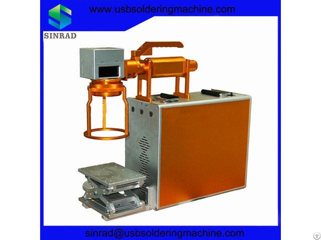 Print On Metal Portable Fiber Laser Marking Machine