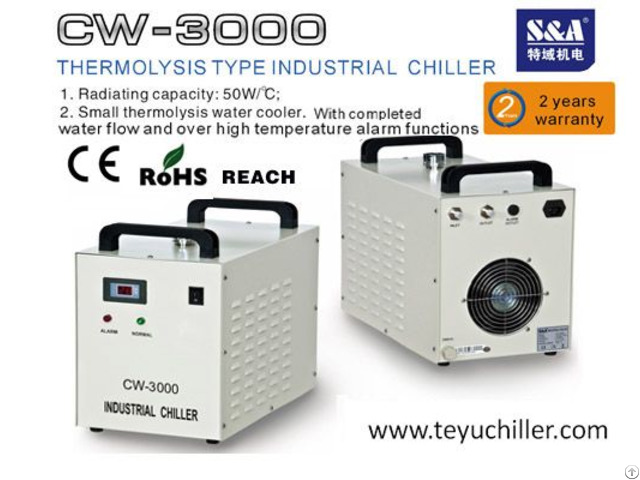 S And A Cw 3000 Water Cooler For 80w Co2 Laser Tube