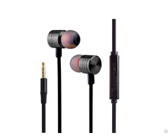 Mobiles Accessories Super Bass Metal Earphones Earbuds With Volume Control