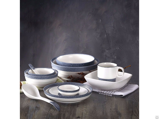 Snow Glaze Ceramic Tableware Set