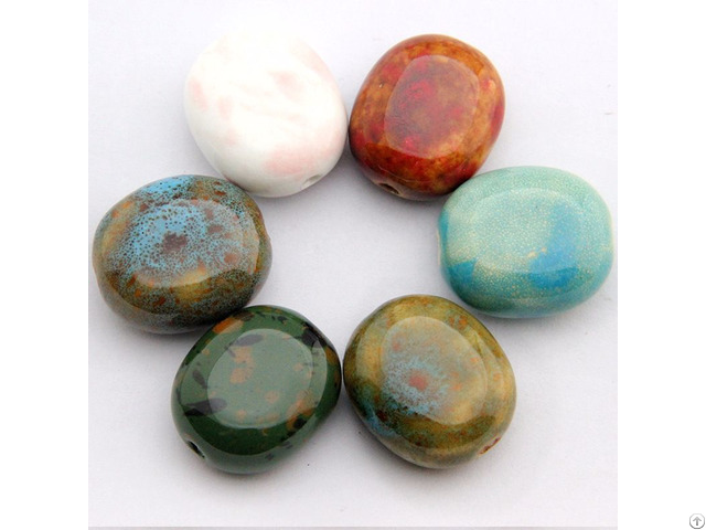 Ceramic Flat Beads