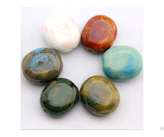 Ceramic Flat Beads