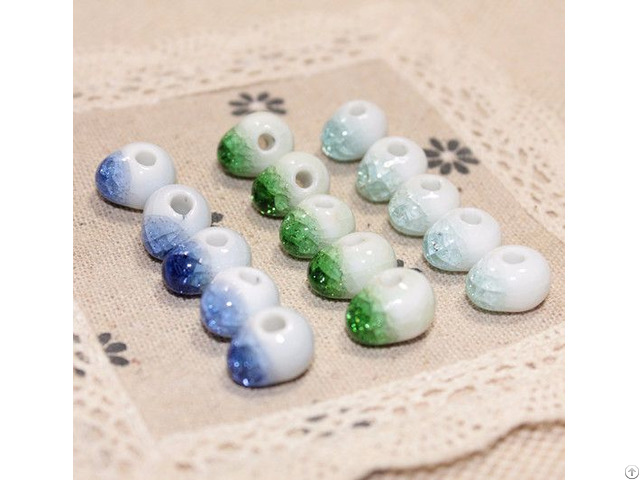 Colorful Ice Crack Beads