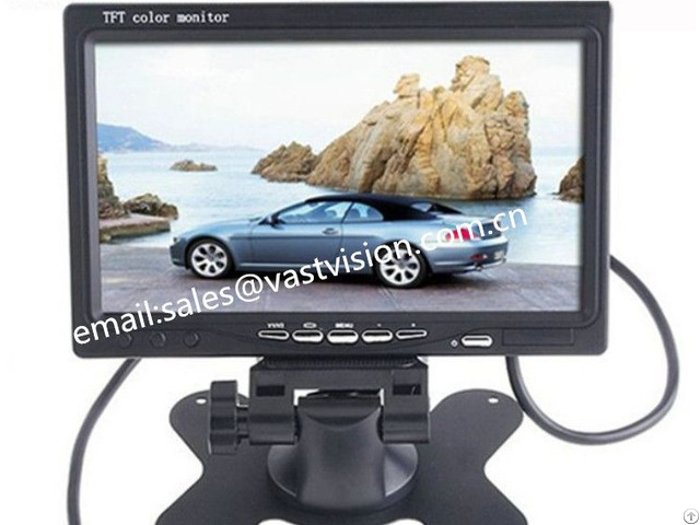 Portable 7 Inch Tft Lcd Monitors With 2 Av Bnc Hdmi Input Optional