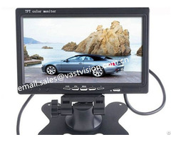 Portable 7 Inch Tft Lcd Monitors With 2 Av Bnc Hdmi Input Optional