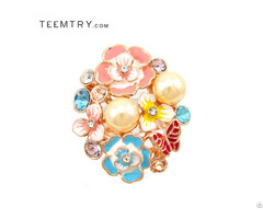 Wholesale Designer Inspired Multi-flora Cocktail Rings Jewelry Teemtry Com