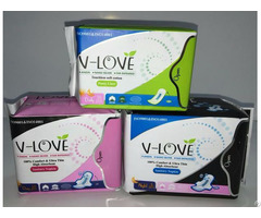 Shenzhen Vlove Super High Quality Anion Sanitary Napkin