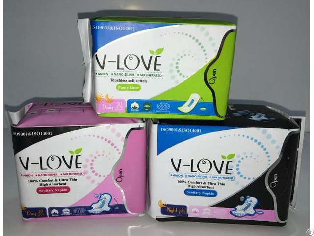 Oem Vlove Anion Sanitary Napkin