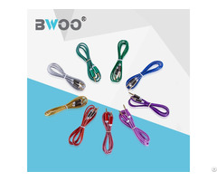 High Quality Colorful Aux Cable 3 5mm Aluminum