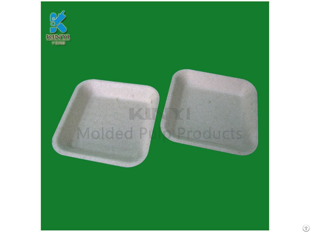 Bagasse Sugarcane Pulp Mushroom Packaging Trays