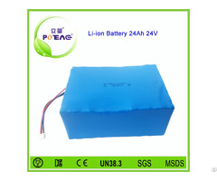 Deep Cycle Golf Cart Lithium Battery 24v 24ah 18650