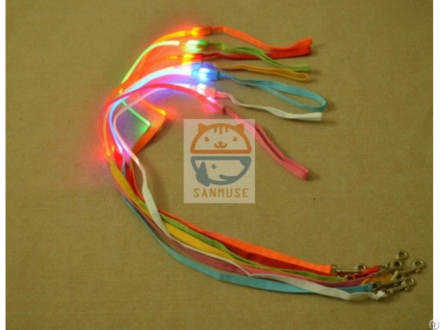 Hot Sale 1 5width And Flashing Led Dog Collar Leashes