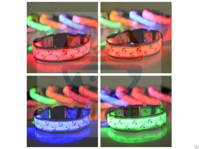Hot New Arrive Dog Glow Flashing Led Collar Puppy