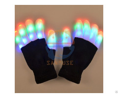 Led Flashing Glove For Festival Halloween,christmas,thank sgiving Day