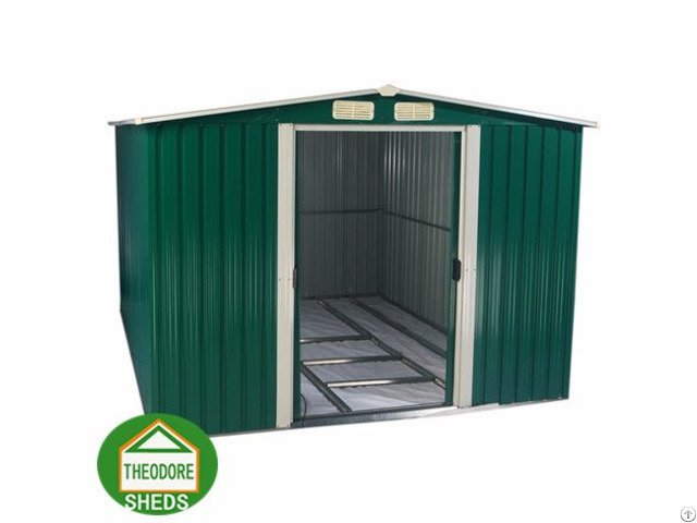 Garden Metal Shed Apex Roof 6 X8 Ft