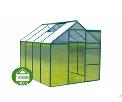 Aluminum Greenhouse 8x6 Ft Green