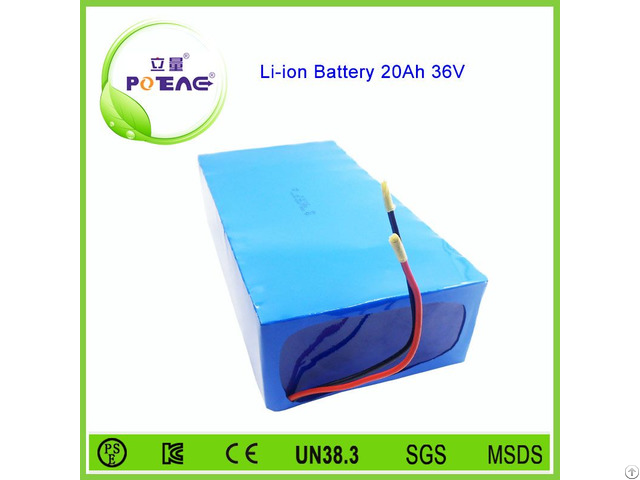 Ce Approved 36v 20ah Lifepo4 Lithium Battery Pack