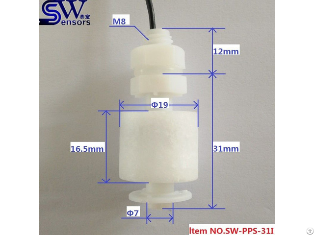 Water Level Float Switch Reed Liquid Sensor Length=31mm