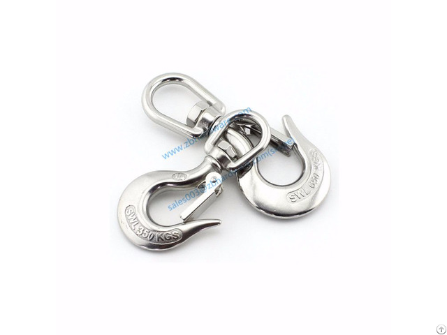 Safety Crane Stainless Steel Swivel Eye Hook