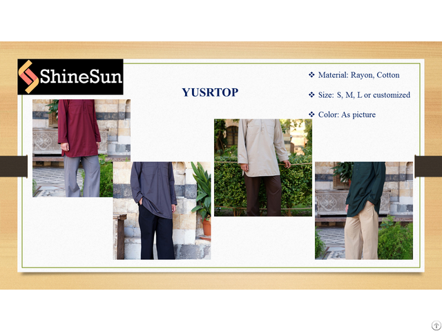 Muslim Clothing Yusrtop