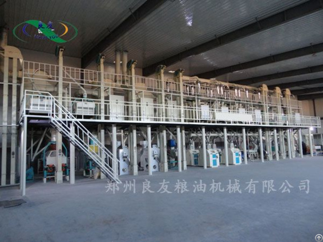Complete Machine For Maize Meal Production Process