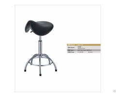 Stainless Steel Saddle Stool Height Adjustable