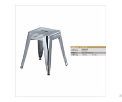 Food Court Chair Metal Stool Stacking