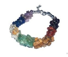 Seven Chakra Chips Bracelet