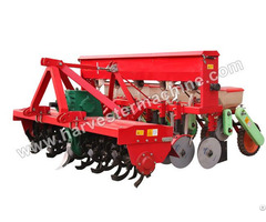 Rotary Tilling And Fertilizing Corn Seeder