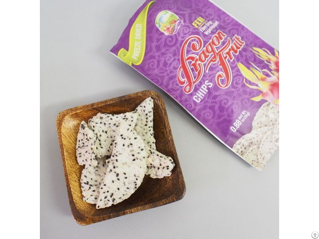 A New Product From Vietnam Fd Dried Dragon Fruit Chips With Sugar Freeze