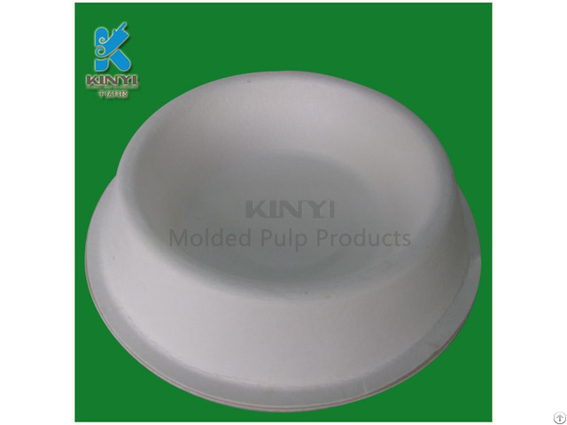 Disposable Fiber Paper Pulp Pets Bowls Customized