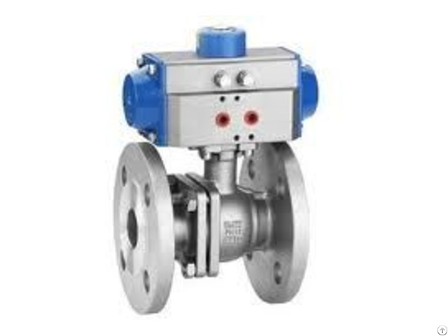 2pc Stainless Steel Pneumatic Ball Valves