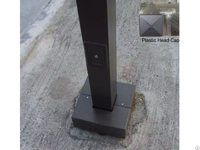 Square Lighting Pole For Led Lights