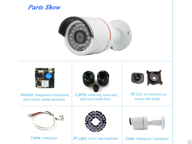 Hidden 2 0mp H 264 Poe Module Onvif Ip66 Indoor Outdoor Wifi Camera