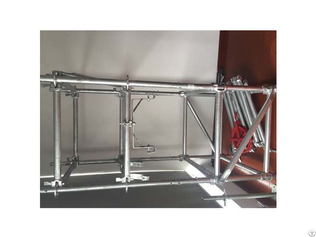 Galvanized Steel Ringlock Scaffolding System For Construction