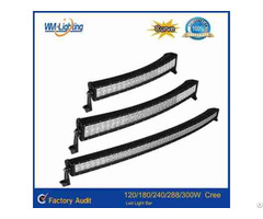 High Quality 120w 180w 240w 288w Curved Led Light Bar