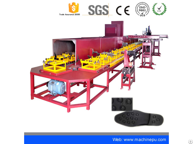 Automatic Polyurethane Pu Pouring Shoe Sole Making Machine