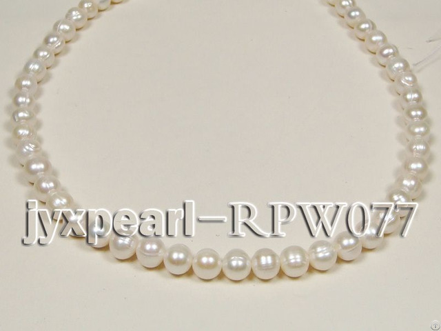 Wholesale 9 11mm Classic White Round Freshwater Pearl String