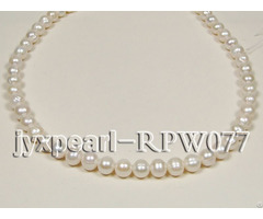 Wholesale 9 11mm Classic White Round Freshwater Pearl String