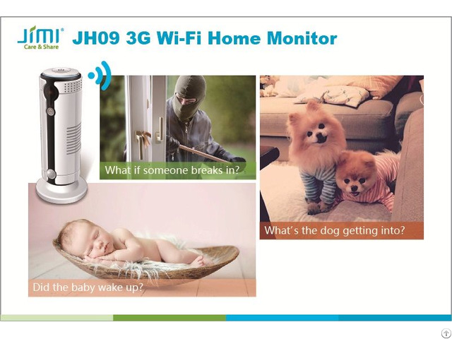 Jh09 3g Wi Fi Home Security Alarm Camera System