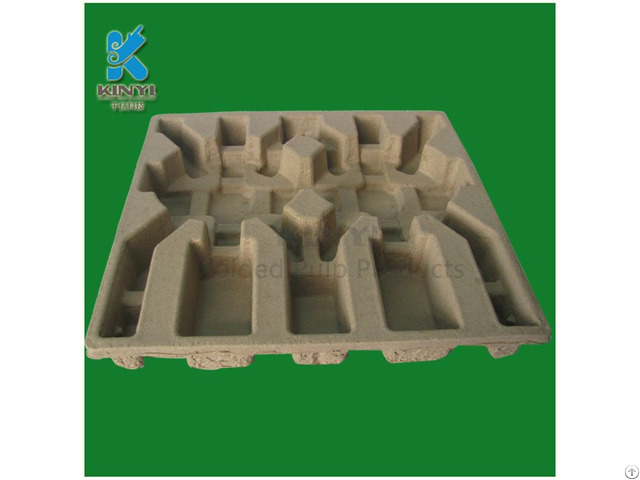 Eco Friendly Molded Pulp Products Packaging Tray Container Box