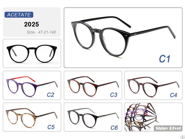 Latest Trends Cat Eye Shape Italy Designer Eyewear Frames