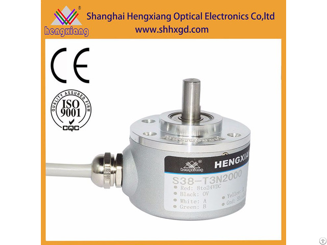 Hengxiang S38 Solid Encoder With Diameter 38mm Shaft 6mm 2048ppr