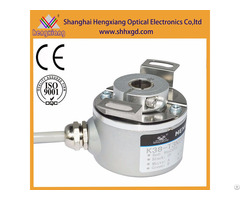 Hengxiang K38 Hollow Encoder With Diameter 50mm Shaft 8mm Npn Output Abz