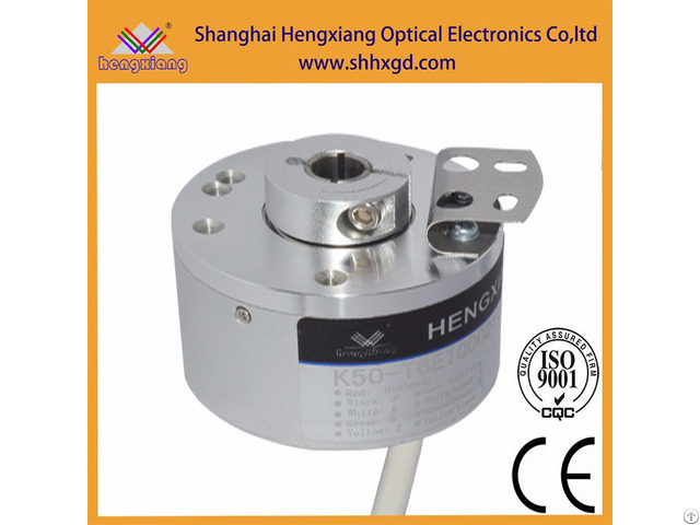 Hengxiang K50 Hollow Encoder Diameter 50mm Blind Shaft 14mm Npn Output