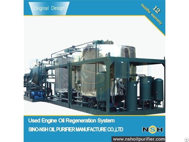 Ger Used Engine Oil Regeneration System