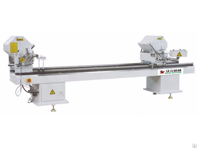 Double Head Cutting Saw Machine For Aluminum Pvc Profile