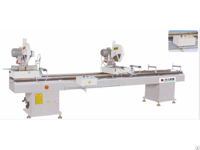 Double Head Cutting Saw Machine Aluminum Pvc