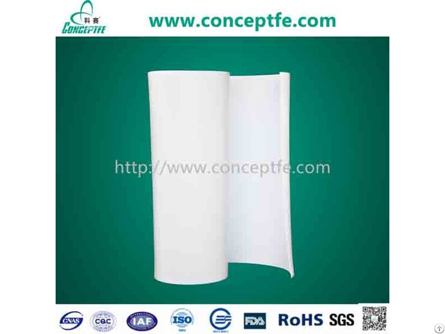 Virgin Ptfe Teflon Skived Rolled Sheet Skiving Plate In Rolls High Temperature Resistant